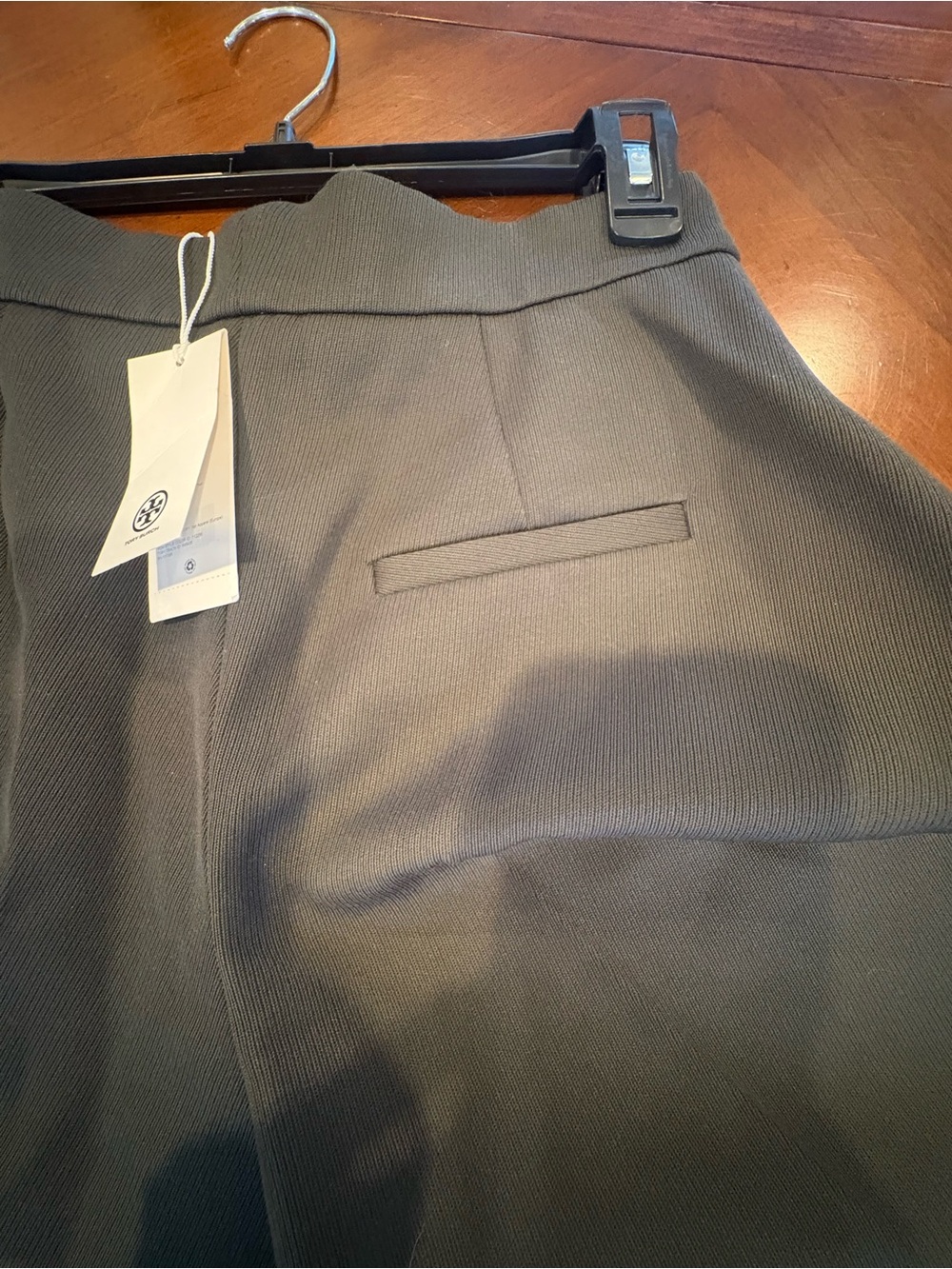 Tory Burch Olive Green Cropped Dress Pants